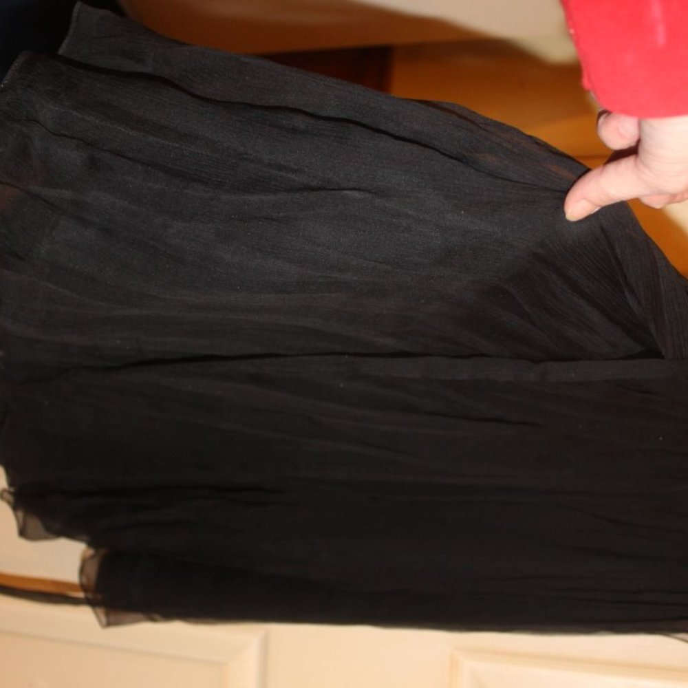 Dolce & Gabbana Black Nylon Evening Dress Sz 42 - Picture 6 of 11